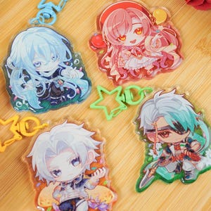 Radiant Tale Gradient Keychain Charm