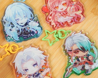 Radiant Tale Gradient Keychain Charm
