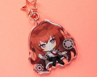 Makise Kurisu Keychain Charm