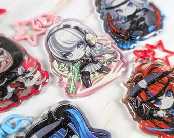 Hundred Line Eito Aotsuki , Takumi , Nozomi Keychain Charm Merch