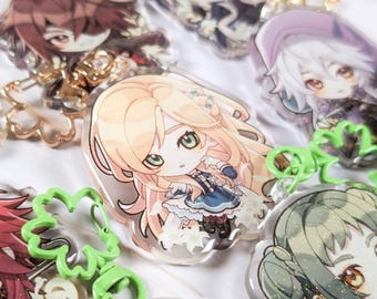 Piofiore Keychain Charms (Yang, Liliana , Orlok , Henri, Gilbert, Dante , Nicola)