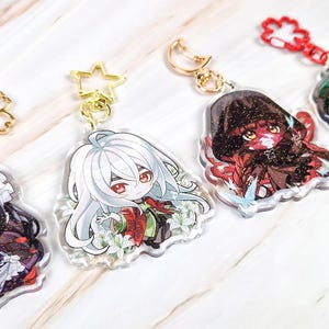 The House In Fata Morgana Keychain Charms Michel, The Maid , Jacopo