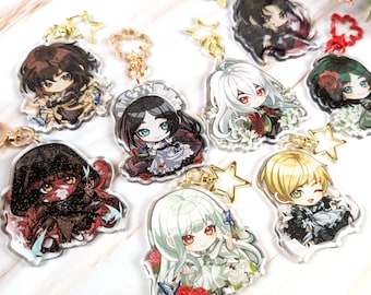 The House In Fata Morgana Keychain Charms (Michel, The Maid , Giselle , Jacopo , Maria)