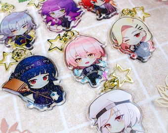 Jack Jeanne Keychain Charms