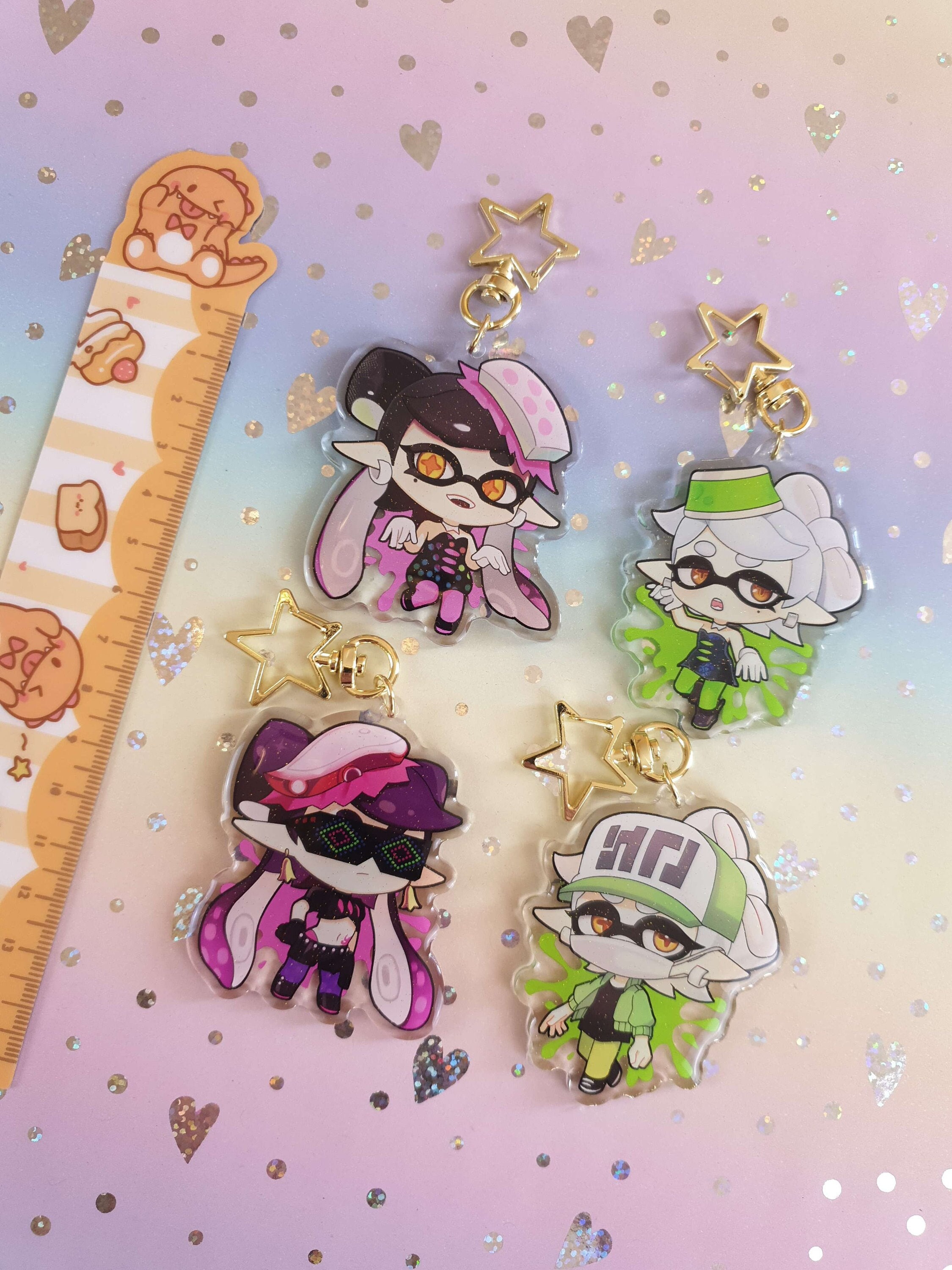 a little display of all my off the hook merch! : r/splatoon