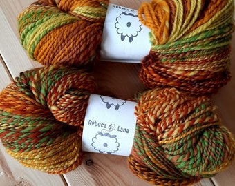 Handspun Yarn - 100 % merino, merino wool of Australian merino, hand-spun