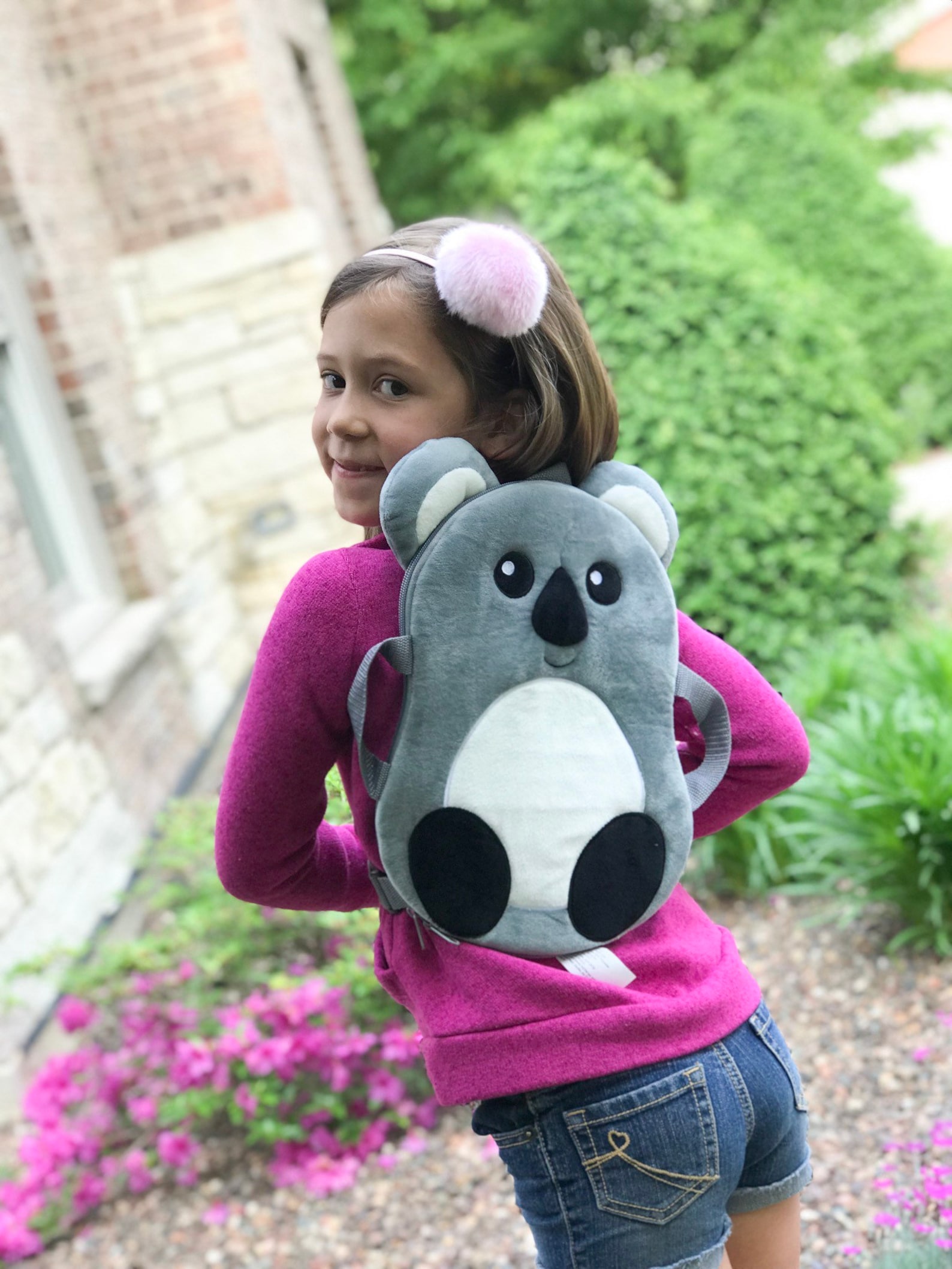 Koala Backpack, Toddler Backpack, Plush Backpack, Portable Seat