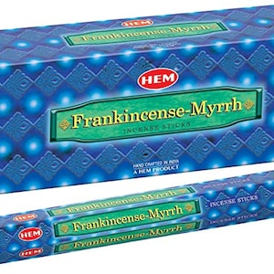 Frankincense- Myrrh Incense sticks (20 inscense Sticks per single box)
