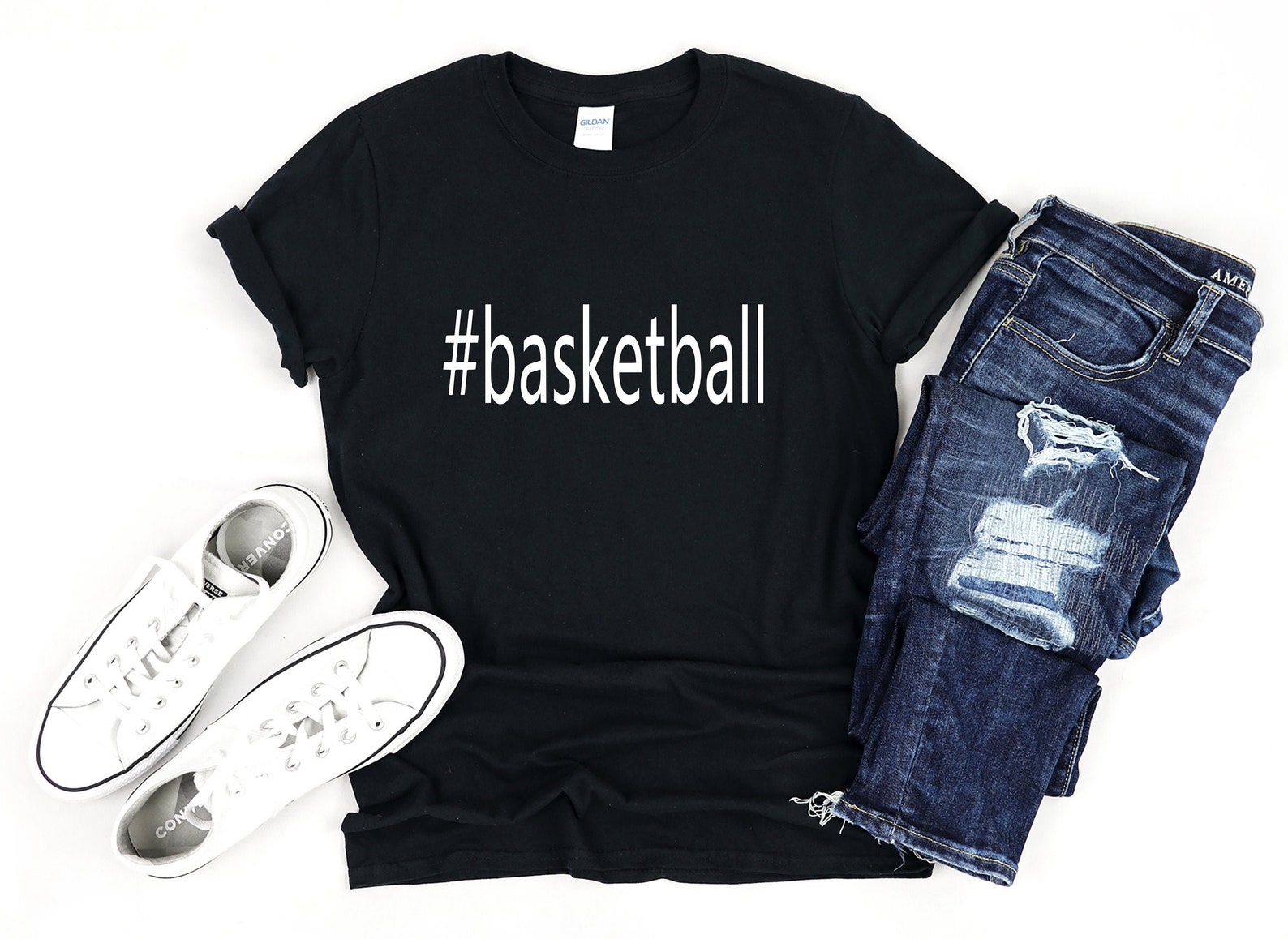 Basketball Hashtag lustige Hobby Kurzarm Unisex TShirt Etsy
