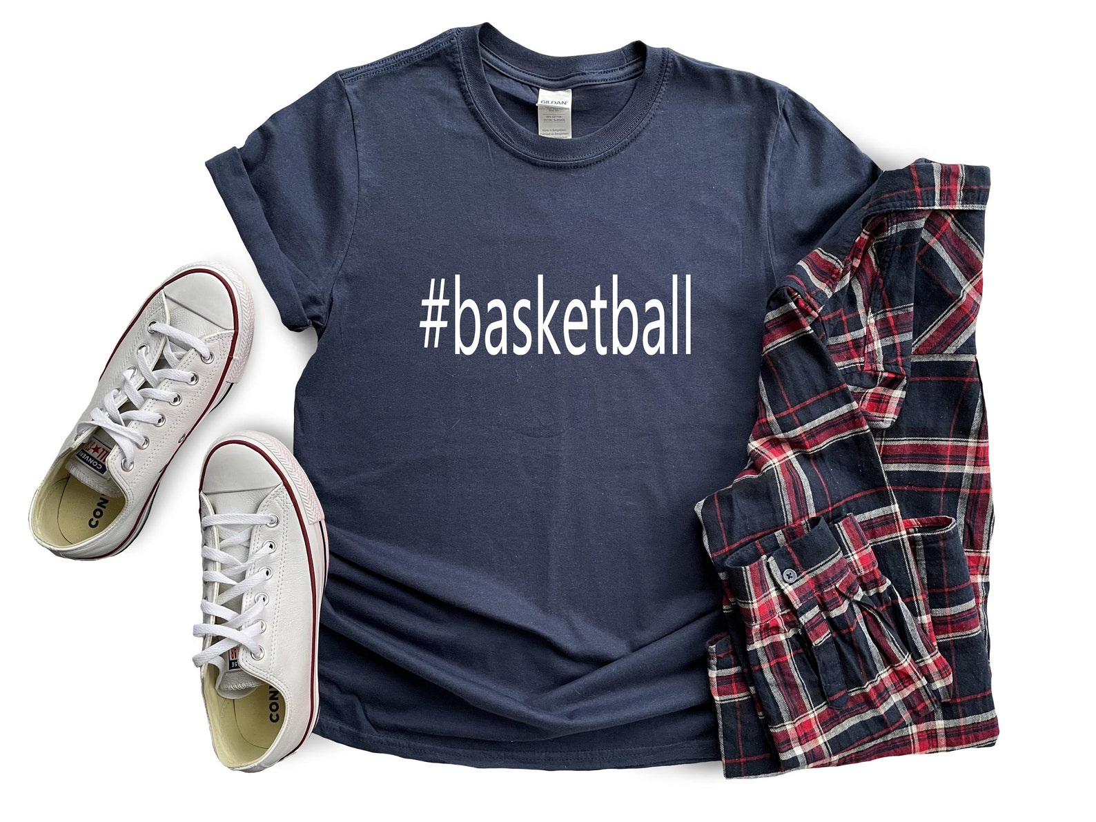Basketball Hashtag lustige Hobby Kurzarm Unisex TShirt Etsy