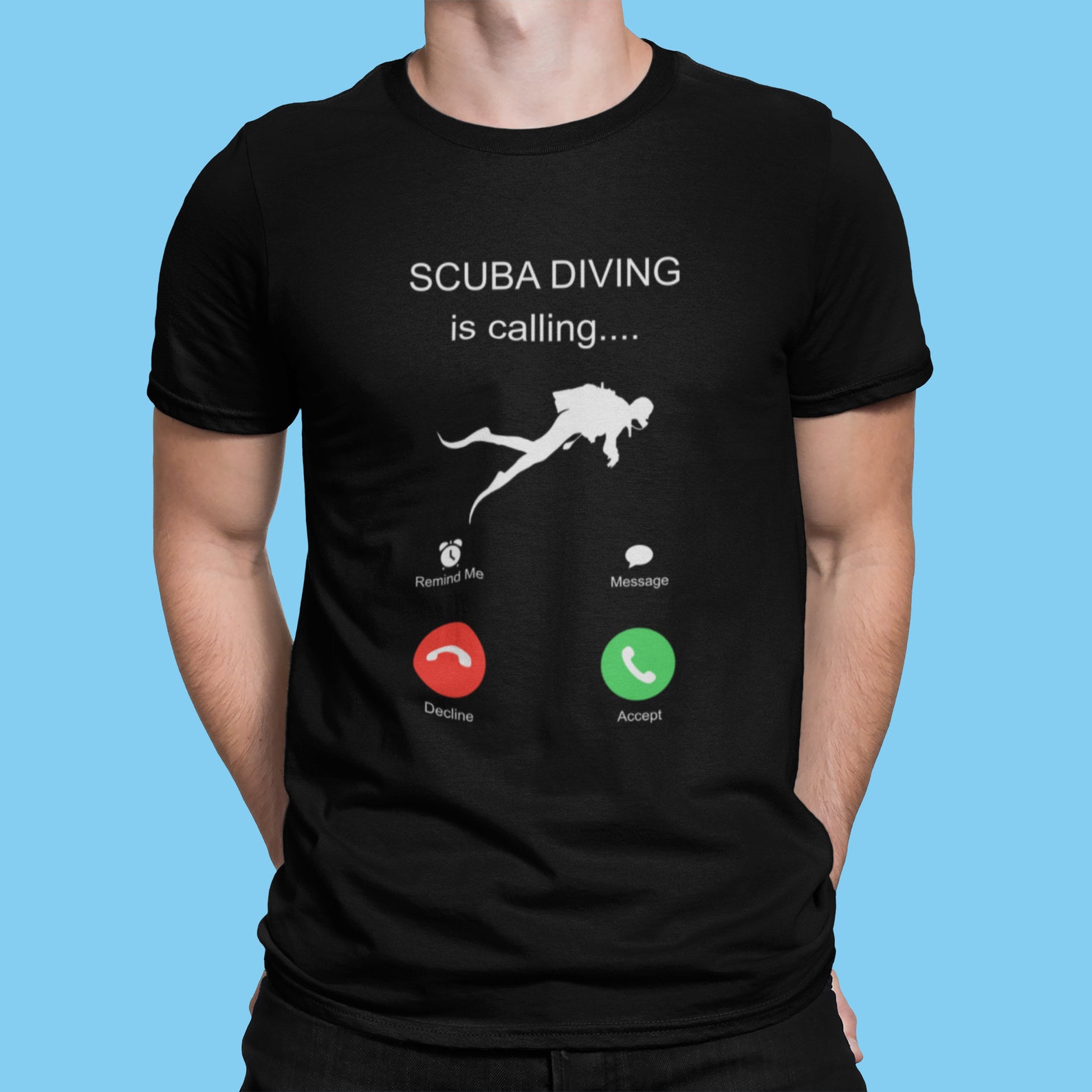 Scuba Dive Diving TShirt Unisex Fit Sizes Ideal for Etsy
