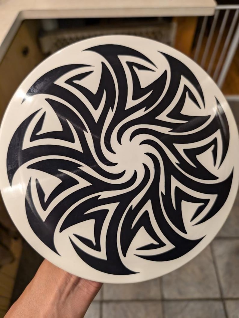 Digital Download | Spin | Disc Golf Dye Stencil | Svg, Jpeg, Png, Pdf ...