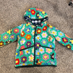 Floral quilted jacket
