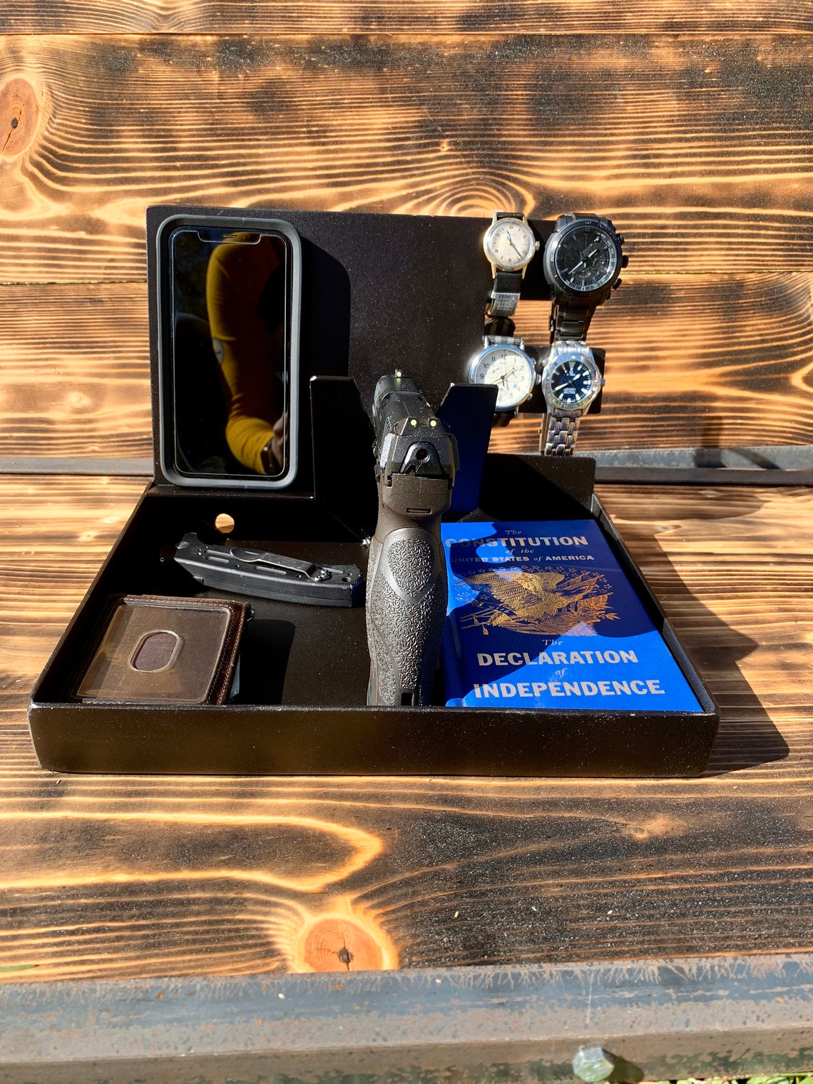 Everyday Carry Organizer Men Organizer Men Desk Organizer Etsy