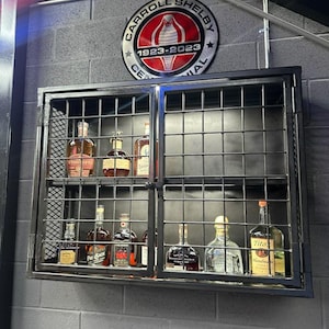Wall Mounted Liquor Cabinet