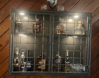 Wall Mounted Liquor Cabinet