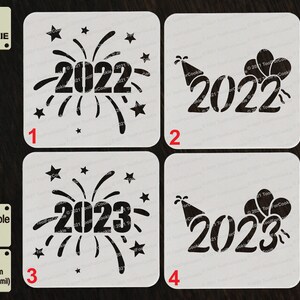 2022 Stencil, 2023 Stencil, New Year Stencil, Custom Stencils, Any Font,  Any Design, Any Size 