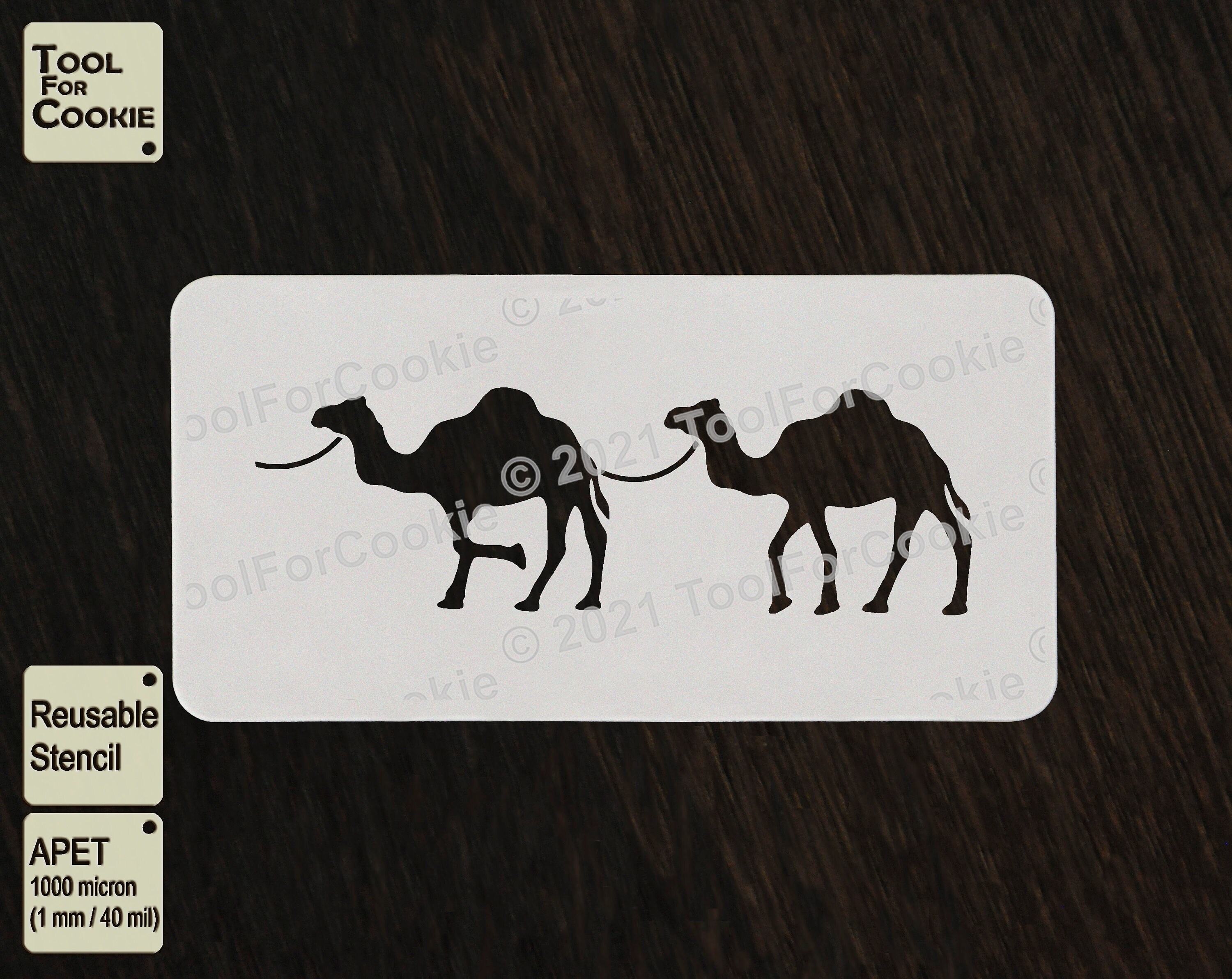 Camel Caravan Stencil - Etsy Ireland