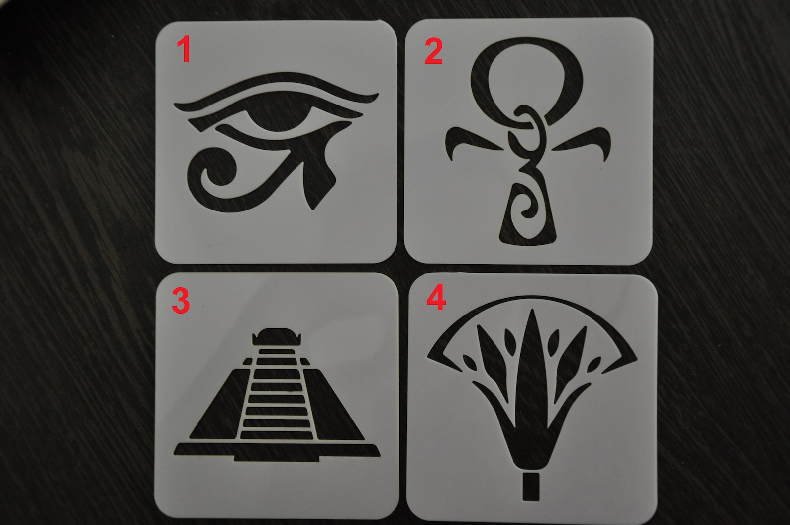 Egyptian Symbols Stencil Scarab Stencil Eye of Ra Stencil Etsy
