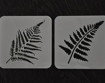 Fern leaf Stencil, Custom Stencil, Leaf stencil, Stencils