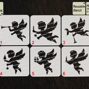 Cupid Stencil, Angel Stencil