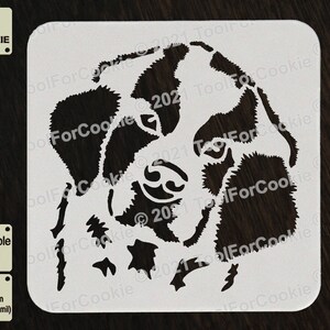 St. Bernard dog stencil, Dog Stencil, Animal Stencil, Custom Stencil, Any Font, Any Design, Any Size, Stencils