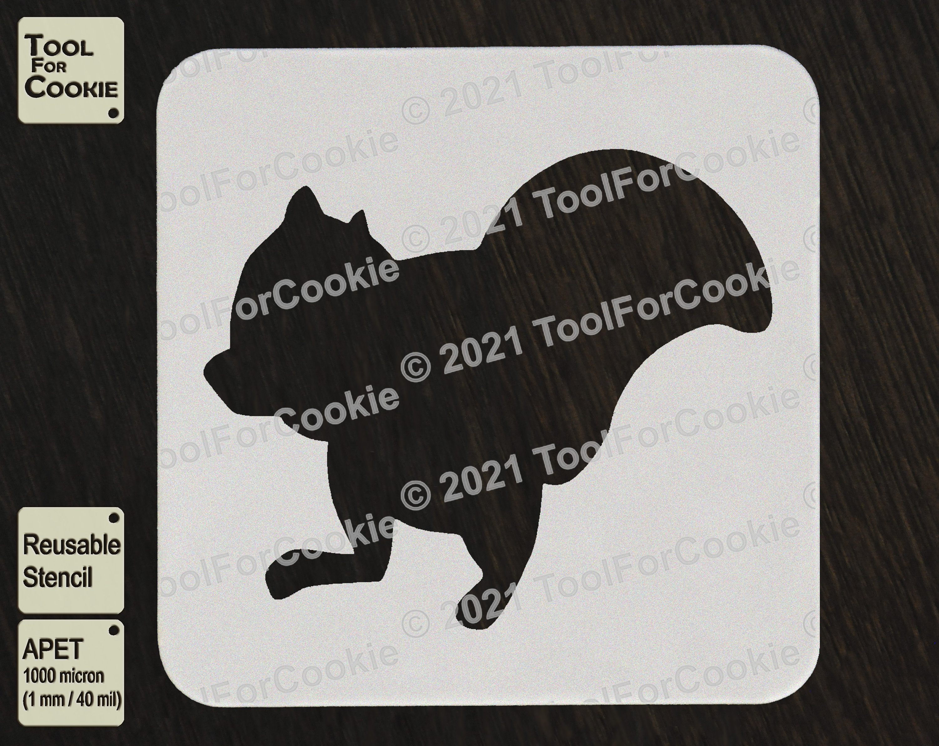 Squirrel Stencil - Etsy