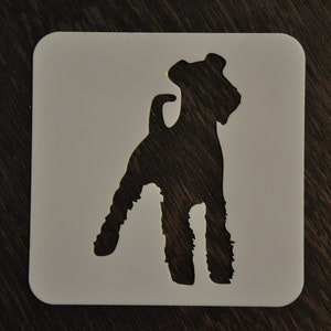 Airedale terrier dog Stencil, Dog Stencil, Custom Stencil, Any Font, Any Design, Any Size, Stencils