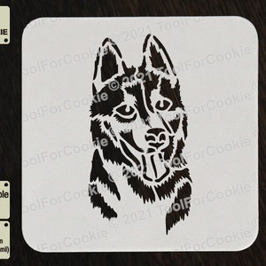 Husky dog Stencil, Dog Stencil, Custom Stencil, Any Font, Any Design, Any Size, Stencils