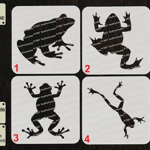 Frosch Schablone