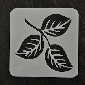 Leaf Stencil, Custom Stencil, Flower stencil, Stencils