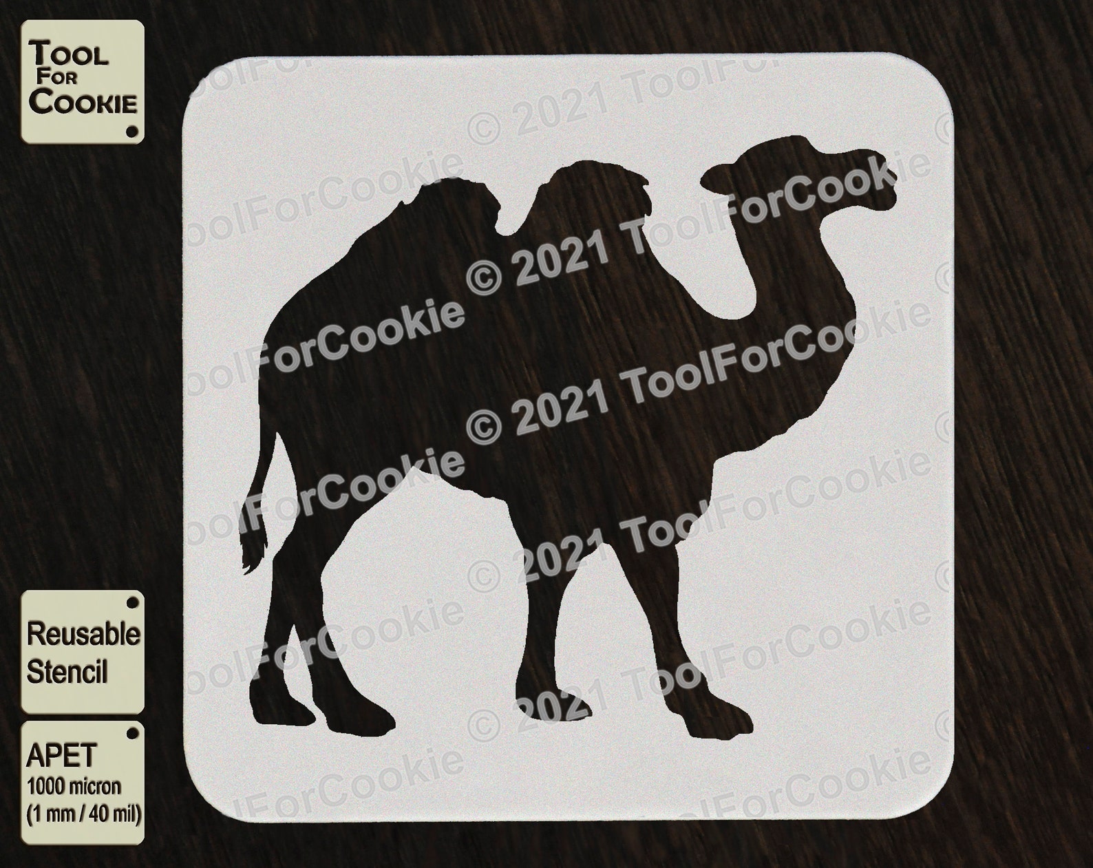 Desert Camel Stencil - Etsy