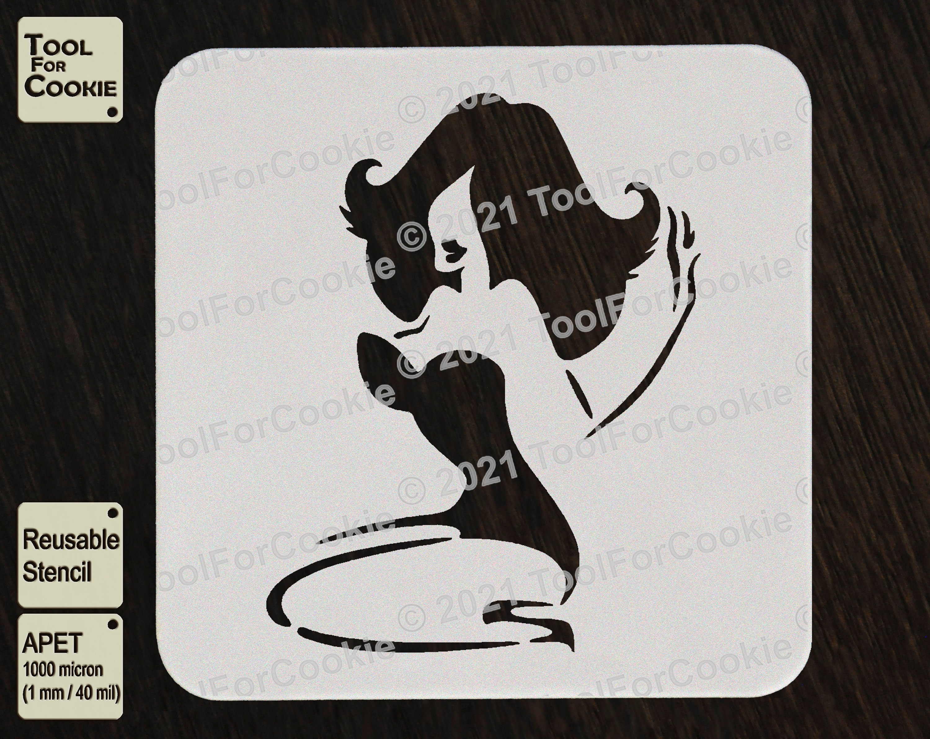 Pin up Girl Stencil Women Stencil Woman's Face Stencil Etsy