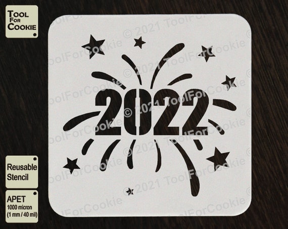 2022 Stencil 2023 Stencil New Year Stencil Custom Stencils | Etsy Australia
