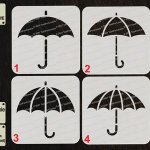 Umbrella Stencil - Etsy