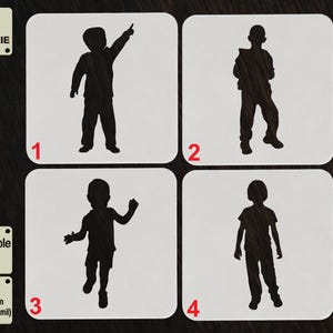 Boy Stencil, Baby Stencil, Motherhood Stencil