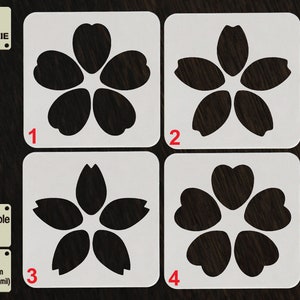 Cherry Stencil, Cherry Flower Stencil