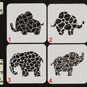 Elephant stencil