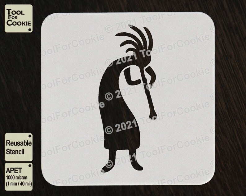 Kokopelli Native American Art Kokopelli Stencil - Etsy
