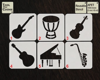 Plantilla de instrumentos musicales