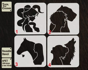 Plantilla de mujer, Plantilla de animal