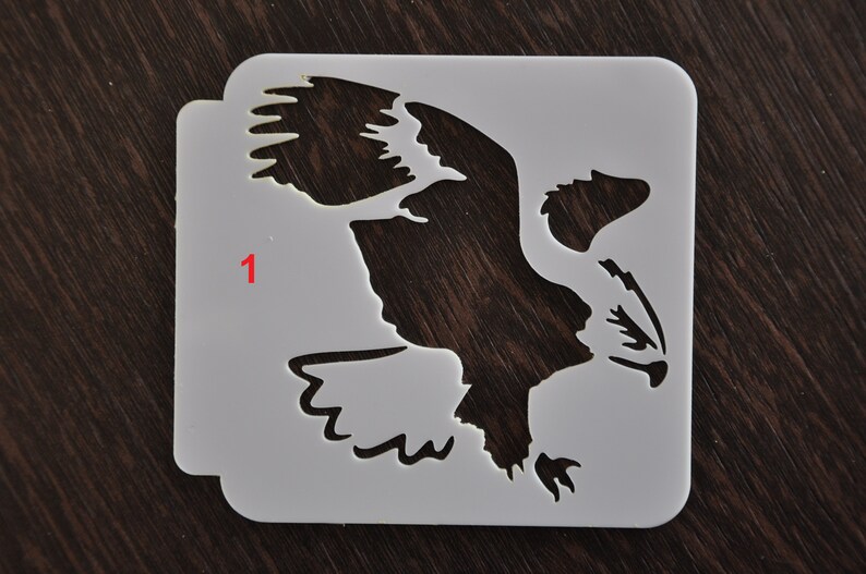 eagle stencil custom stencil any font any design any size etsy