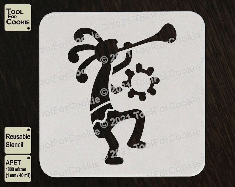 Kokopelli Native American Art Kokopelli Stencil - Etsy