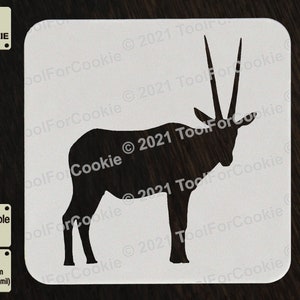 African Antelope Stencil - Etsy
