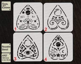 Ouija Planchette Stencil
