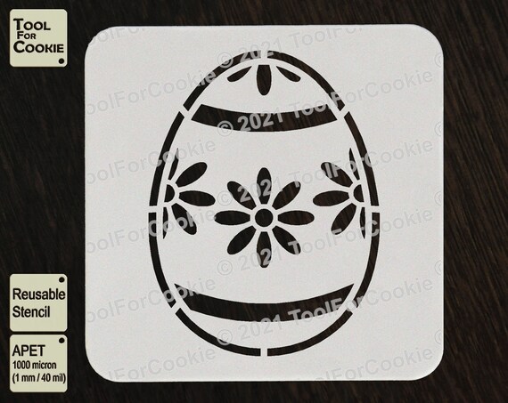 Set 4 Stencil Per Uova Di Pasqua In Acciaio, Compatibili Con Tutte Le Fustellatrici, Per Scrapbooking E Biglietti - 3