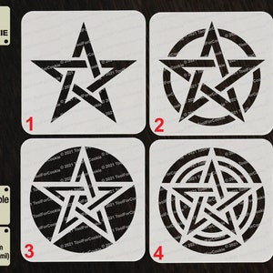 Estêncil Pentagrama