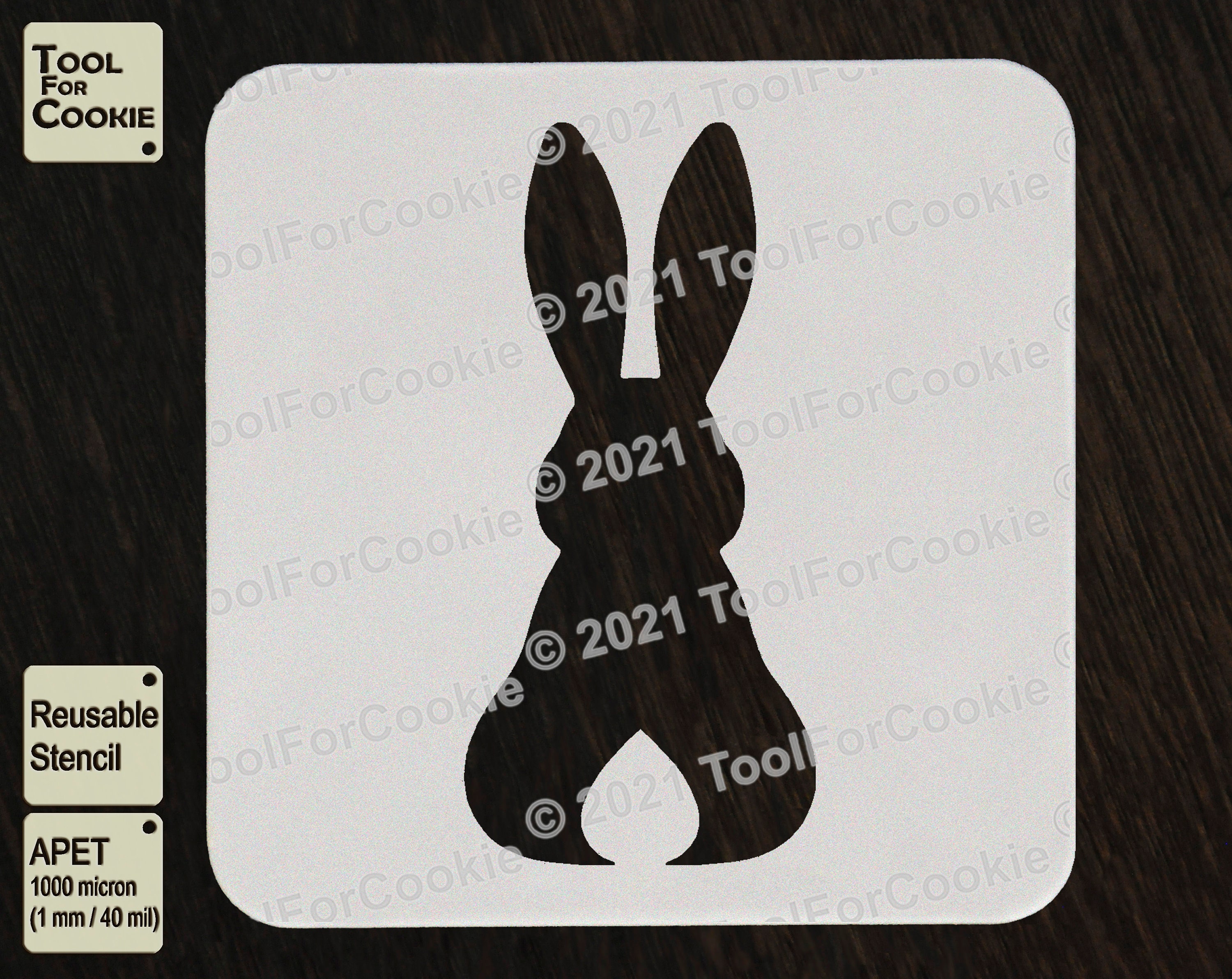 Bunny Stencil Rabbit Stencil | Etsy