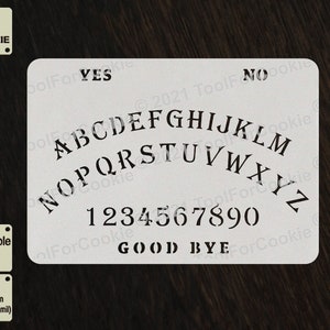Ouija Board Stencil