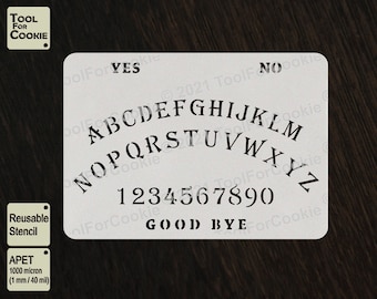 Ouija Board Stencil